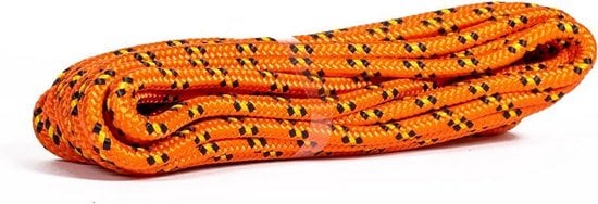 Traxis Polypropyleen Touw - 10mm - 10m - Stevig en duurzaam - Drijvend - Voor Klussen, Boot, of Kamperen - Oranje/Zwart - nylon klimtouwen #4