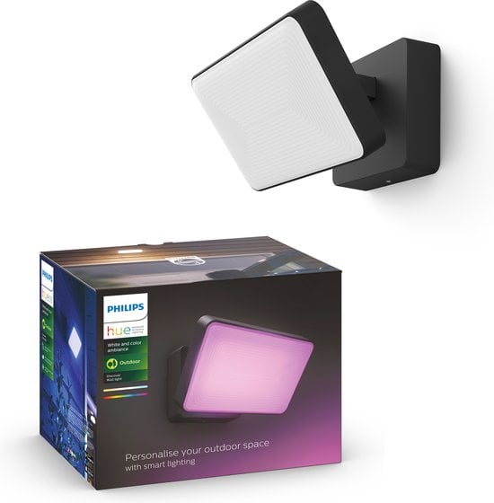 Philips Hue Discover verstraler - wit en gekleurd licht - zwart - luifels